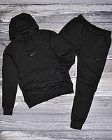 Мужской стильный спортивный костюм Nike черный демисезон (Весна, лето, осень)