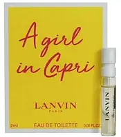 Туалетная вода (пробник) Lanvin A Girl In Capri 2 мл