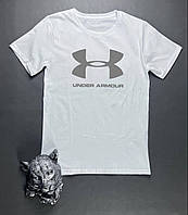 Белая мужская футболка Under Armour. Отличное качество ткани