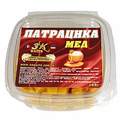 Патрацика насадна 3K Baits, 100г Мед