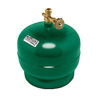Газовий балон Golden Lion 2 кг (4,8 л), тиск 18BAR + пальник 20354, Green, Q4