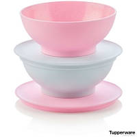 Tupperware чаші Алегро 275 мл 2 шт рожева та біла