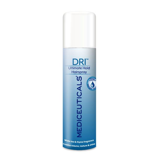 Невагомий лак для волосся оптимальної фіксації Mediceuticals DRI Ultimate Hold Hairspray 57 ml