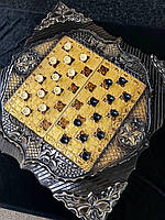 Шахи з дерева 60×30×10см, арт.193301,в середині різьблення під склом: вишуканий подарунок та захоплююча гра в одному, фото 6
