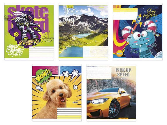 Зошит в клітинку 12арк. 20шт/уп ТВ-67 шкiльний 0011 ТМ Magika FG, фото 1