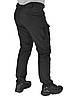 Тактичні штани легкі Soft Shell (без флісу) карго Eagle SP-02 Чорні, фото 5