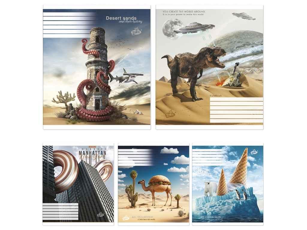 Зошит в клітинку 96арк. 10шт/уп ТВ-17 загальний 2401 ТМ Бріск FG