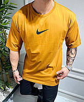 Футболка мужская желтая Nike. Оверсайз, отличное качество