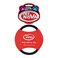 Игрушка для собак Pet Nova Канатный диск с логотипом