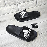 Шлепанцы Adidas в черном цвете р.35-41