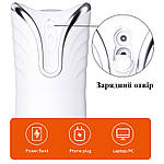 Автоматичний мастурбатор чоловічий Wi Telescopic ProMax зі звуком. Білий, фото 6