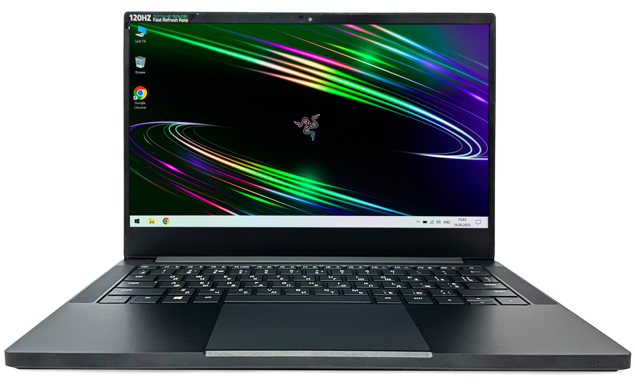 Ноутбук Razer Blade Stealth 13: Core i7-1065G7 / RAM 16 ГБ / GeForce GTX 1650 Ti / SSD 1 ТБ / 13.3" 120 Гц