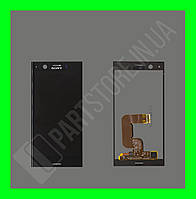 Дисплей Sony Xperia XZ1 Compact G8441 с сенсором, черный (оригинальные комплектующие)
