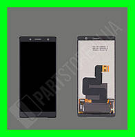 Дисплей Sony Xperia XZ2 Compact (H8314 | H8324) с сенсором, черный (оригинальные комплектующие)