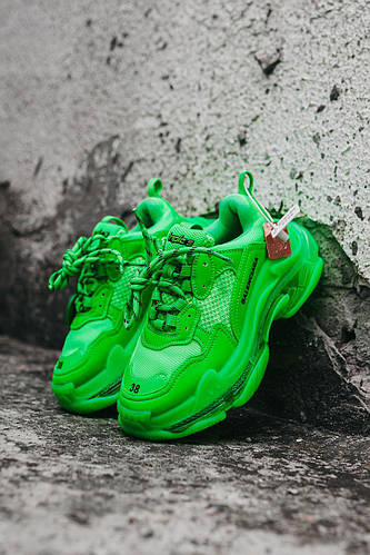 Balenciaga Triple S Clear Sole Neon Green ID