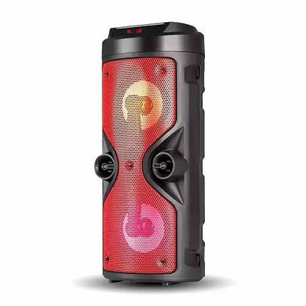 Bluetooth комбо колонка підсилювач звук сабвуфер вуличний чемодан акустика FM ZQS-4209 без мікрофону, фото 1