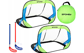 Набір для флорболу Spokey ворота 2шт клюшки 2шт мяч 2шт
