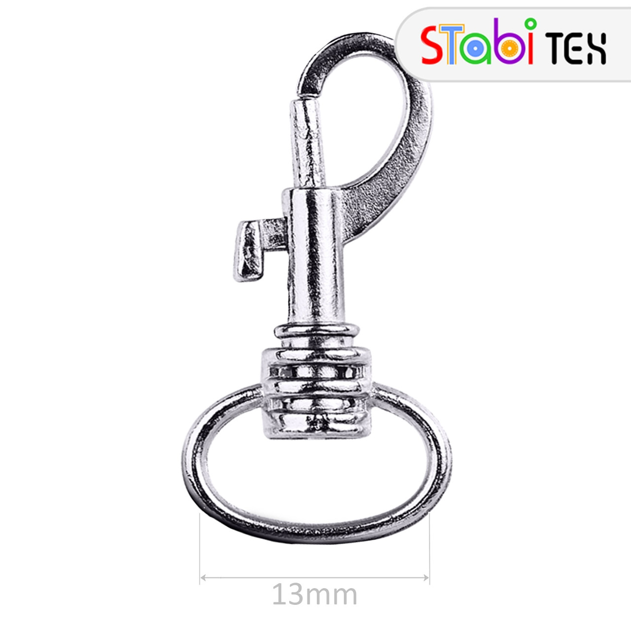 Карабін 13 мм литий (5,3гр) Нікель