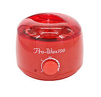 Воскоплав баночный профессиональный с терморегулятором Pro-Wax 100 Красный