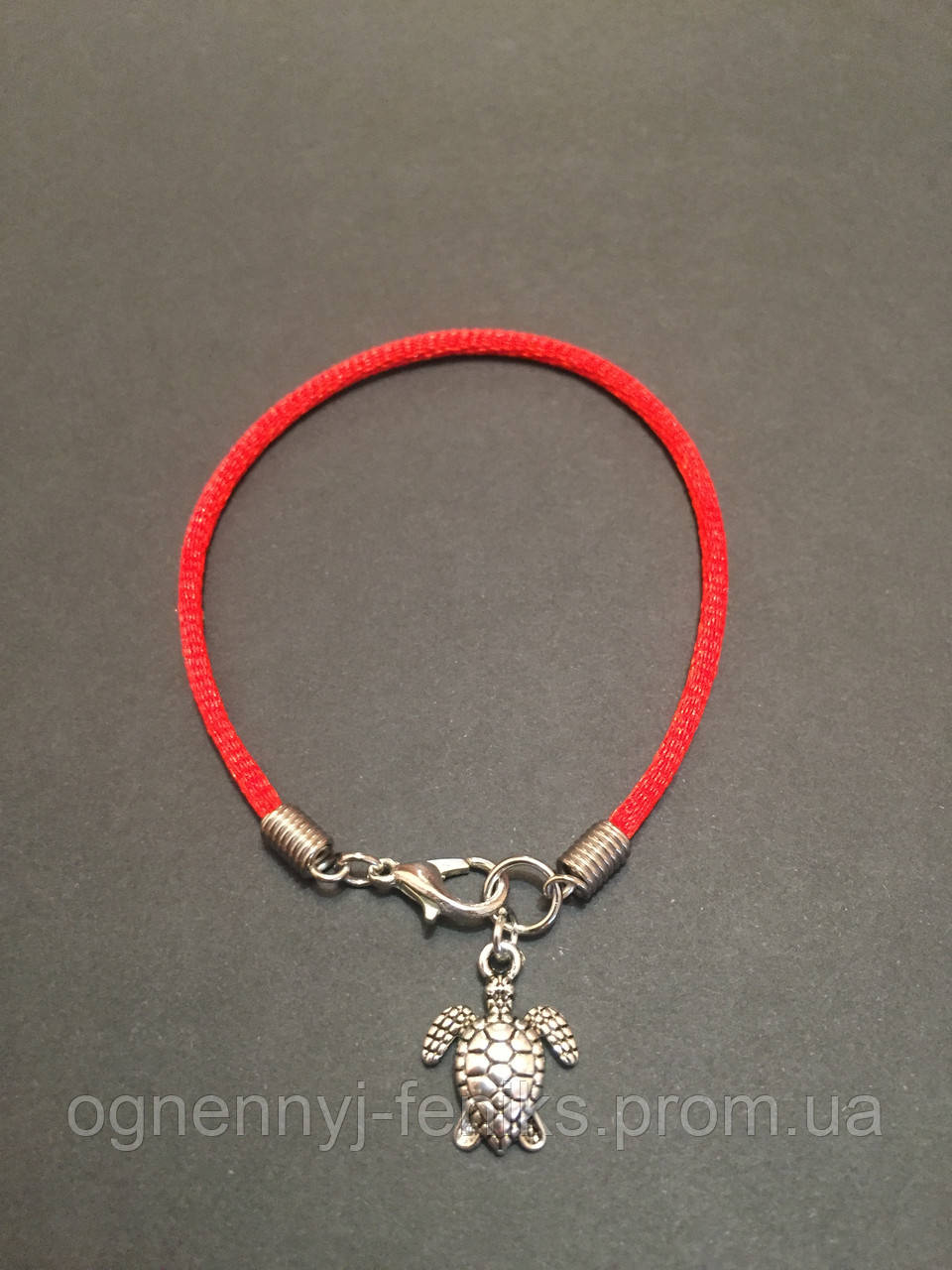 Браслет-оберег красная нить с талисманом Черепаха - фото 3 - id-p315794137