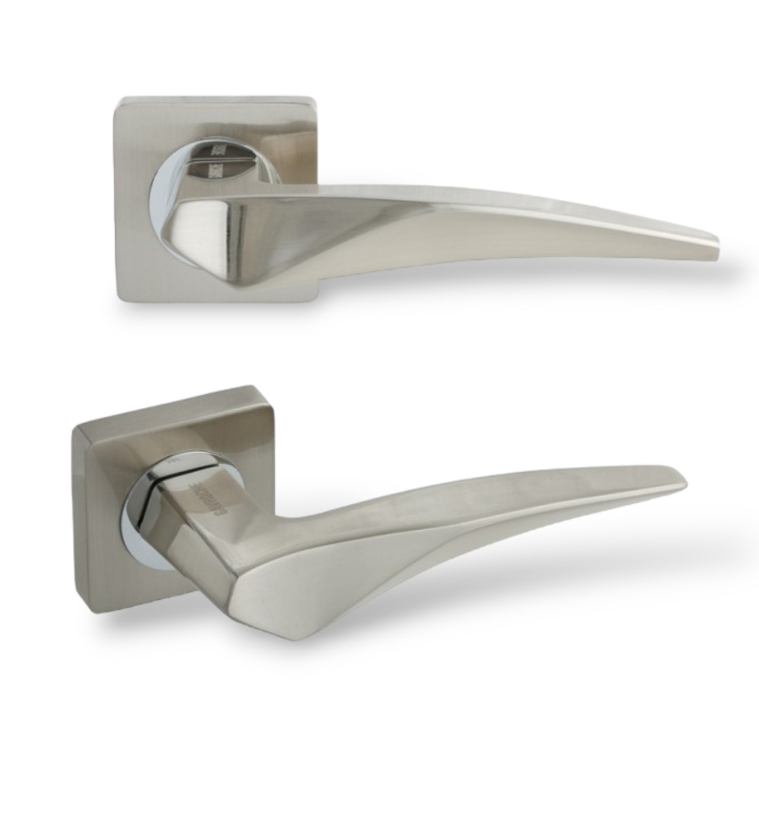 Ручки для дверей Гаврош/ Gavroche TANTALUM Z3 SN/CP матовий нікель/хром, фото 1