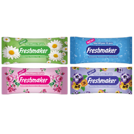 Селфетка волога Freshmaker 15 шт., фото 1