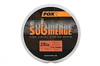 ПЛЕТЕНЫЙ ШНУР FOX SUBMERGE HIGH VISUAL SINKING BRAID BRIGHT ORANGE