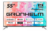 Телевизор 55U700-GA11V T2 SMART TV. M8X. Google android 11.0 color box. voice RC. dark grey frame(GR