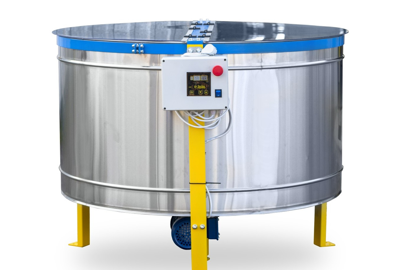 Радіальна медогонка на 60 рамок. МР-60н, 220В, Ø1200 нержавіюча, фото 1