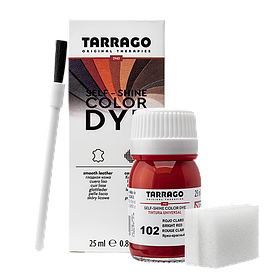 Барвник для гладкої шкіри та текстилю Tarrago Color Dye 25 мл колір яскраво-червоний (102)