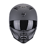 Мотошолом Scorpion Exo-combat II графітово-сірий, фото 2