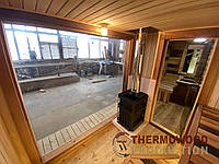 In unserer Werkstatt wartet ein fertiges Badehaus mit einer Dusche von 5,7 x 2,6 m auf seinen Käufer. Video