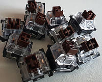 Комплект переключателей для клавиатуры Свитчи Коричневые REDRAGON Brown Switch SMD RGB MX 3Pin 10 штук