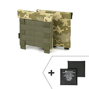 Комплект бічного захисту (кишені + балістичні пакети) "Pixel MM14" - 15*15 см
