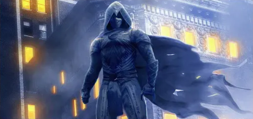 Чашка белая керамическая с принтом  "Місячний лицар" Moon Knight  ABC