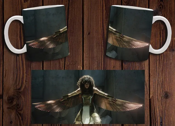 Чашка белая керамическая с принтом  "Місячний лицар" Moon Knight  ABC, фото 1