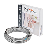 1,2 м² - Теплый пол под плитку GrayHot 15 нагревательный кабель 186W - 13м двухжильный