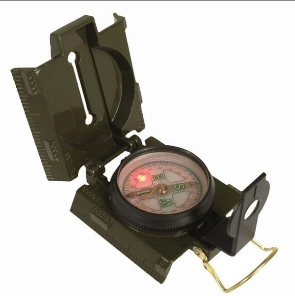 Компас металевий Mil Tec з підсвічуванням (15791500), фото 1