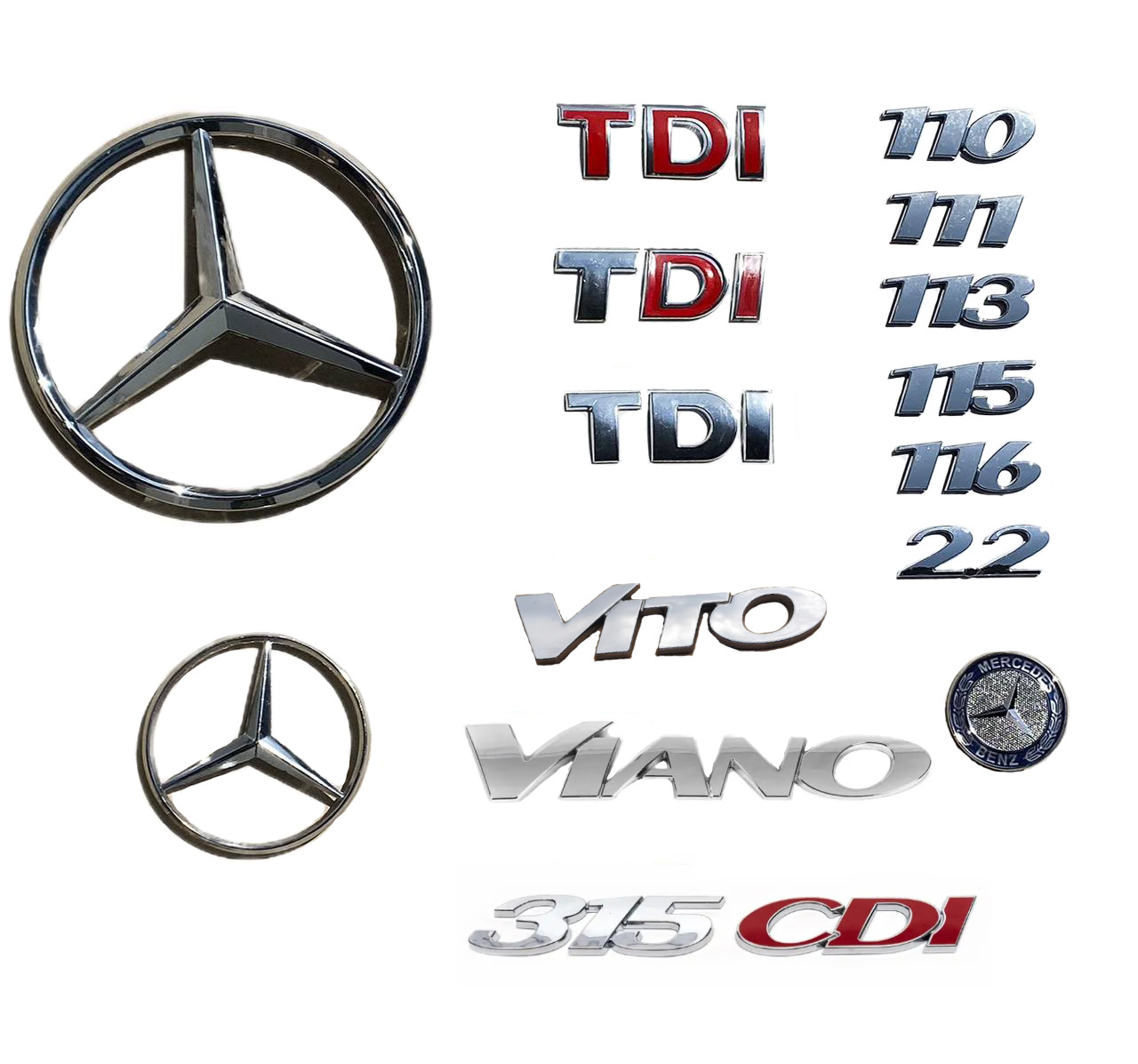 Емблеми Mercedes Vito/Viano/Sprinter