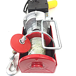 Тельфер електричний LEX LXEH800, 400/800 кг, 2000 Вт, висота 12 м, 5 м/хв., фото 7