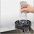 ОПТОМ Ополіскувач для склянок, чашок, кухонна мийка для склянок, келихів, ринзер для пітчера, для кухні з с ABS пластику, фото 10