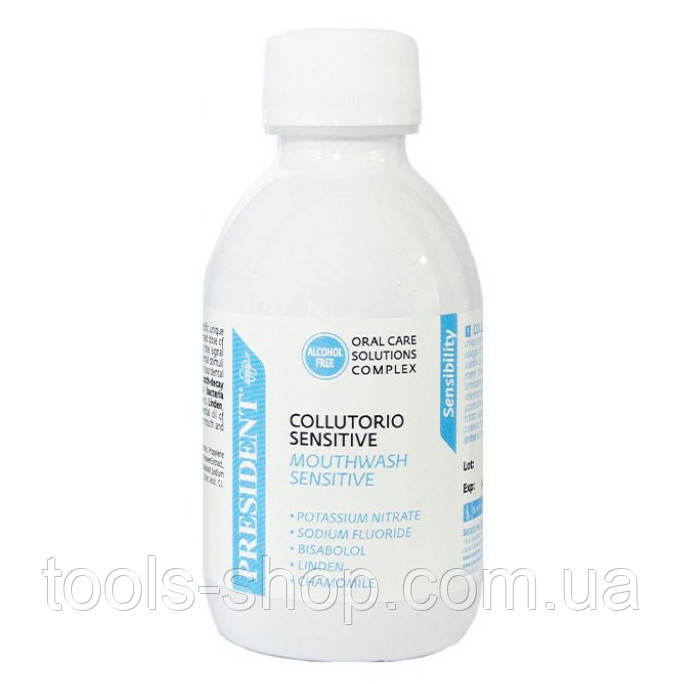 Ополіскувач для порожнини рота PresiDENT Sensitive для чутливих зубів, фото 1