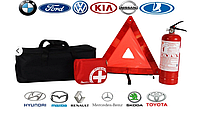 Набор автомобилиста Poputchik В дорогу , автонабор , + сумка с логотипом вашего авто