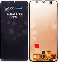 Модуль ( дисплей + сенсор ) Samsung A50 sm-A505 / a30 sm-a305 SuperAMOLED відновлний Чорний