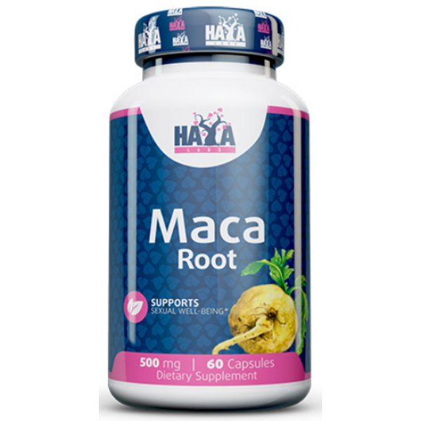 Мака Haya Labs MACA Root 500 мг 60 капсул, фото 1