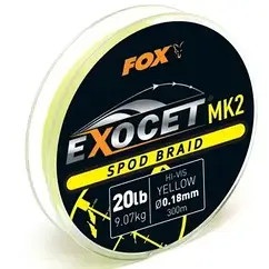 ШНУР FOX EXOCET MK2 SPOD BRAID 0.18MM 20LB