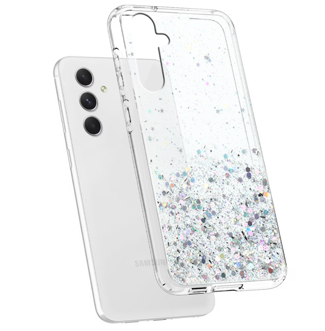 Блестящий чехол с серебряной фольгой Samsung Galaxy A04e (SM-A042F)