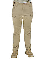 Тактические легкие штаны Soft Shell (без флиса) карго Eagle SP-02 Койот (Песочные)