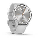 Vivomove Trend Silver Stainless Steel Bezel with Mist Gray Case and Silicone Band, фото 2