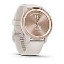 Vivomove Trend Peach Gold Stainless Steel Bezel with Ivory Case and Silicone Band, фото 2